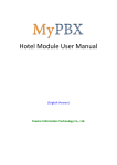 MyPBX Hotel Module User Guide