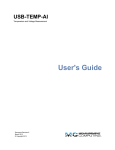 USB-TEMP-AI User`s Guide
