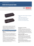 CCS‑CU Control Unit - Bosch Security Systems