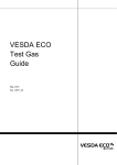 VESDA ECO Test Gas Guide