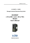 Manual - LCSI Industrial Ethernet and PoE switch