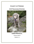 User Manual - Fresno K9 Registration Site