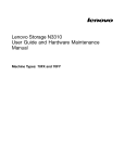 Lenovo Storage N3310 User Guide and Hardware Maintenance