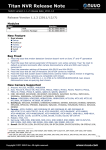 Titan NVR Release Note
