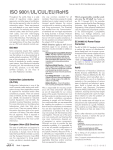 ISO 9001/UL/CUL/EU/RoHS