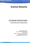 Data Sheet - AceCom Networks Pte Ltd.
