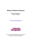 Mentor Graphics Glossary