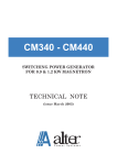 CM340 & CM440 user manual