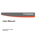 988721UMPB - User Manual - Phoenix 20 Traction Drive Floor