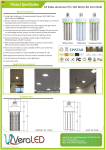 10 Sides aluminum fin 120 Watt LED Corn Bulb