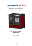 Solid fuel stove - GULIVER USER MANUAL