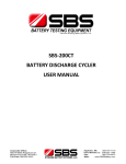 User`s Manual for SBS-200CT