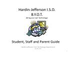 Hardin-‐Jefferson I.S.D. B.Y.O.T.