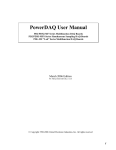 PowerDAQ User Manual - United Electronic Industries