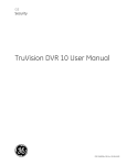 TruVision DVR 10 User Manual