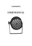 USER MANUAL - MBT Lighting