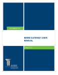 msrb gateway user manual