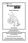 Manual Wheelchair User Manual