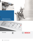 Bosch Dishwasher SMS68M22AU User Manual