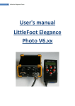 LittleFoot Elegance Photo Manual