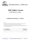 Graphic Module User Manual ERC16064-1 Series