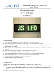 LED Message Board JE-P17.5RG