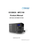 ECOBOX - MFC150 Product Manual