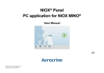 NIOX® Panel User Manual