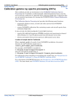 Calibration gamma ray spectra processing (C07a)