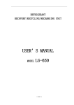 USER`S MANUAL