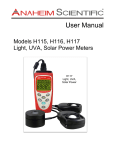 H110 Series meters: H115, H116, H117