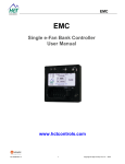 Single e-Fan Bank Controller User Manual