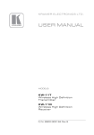 USER MANUAL - Conference Room AV