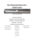 Bow Measurement Device for a Window Lineal