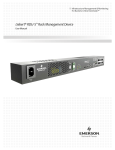 Liebert RDU-S Manual - Server Racks Online