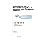 User Manual for the NETGEAR RangeMax™ Wireless USB 2.0