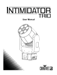 Intimidator Trio User Manual Rev. 1