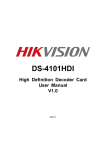 User Manual of Hikvision DS