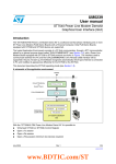 ST7540 power line modem demokit graphical user interface (GUI)