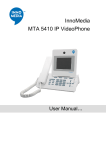 MTA 5410 IP VideoPhone - InnoMedia: Providing Internet and