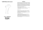 Xi3000 Bluetooth Scanner User`s Manual