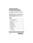 NI Digital Multimeters Getting Started Guide