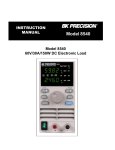 Model 8540 60V/30A/150W DC Electronic Load