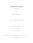 ANTENNA TEST RANGE - Colorado State University