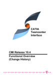 CMI Release 10.4 Functional Overview (Change History) CATIA