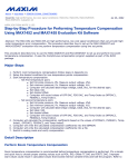 Step-by-Step Procedure for Performing Temperature