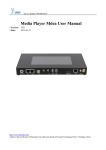 Media Player Mdea User Manual