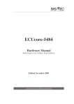 ECUcore-5484 - Hardware Manual