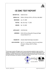 CE EMC TEST REPORT