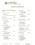 TABLE OF CONTENTS